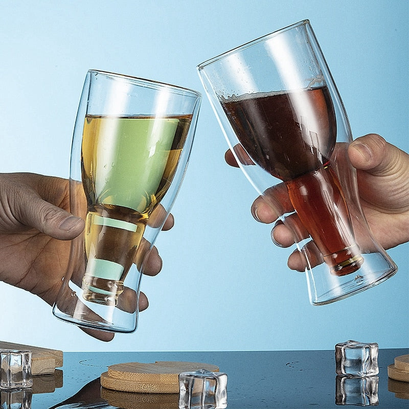 Double Layer Beer Glass – Your Magic Mug