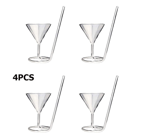 Elegant Mini Martini Glasses - Set of 4
