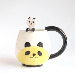 Hand-painted Panda Mug and Spoon