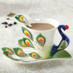 Peacock Porcelain Kit | Your Magic Mug