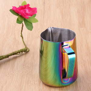 Rainbow Stainless Steel Frothing Jug | Your Magic Mug