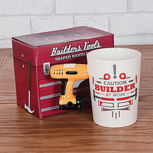 Caution: Builder At Work! Funny Electric Drill mug | Your Magic Mug