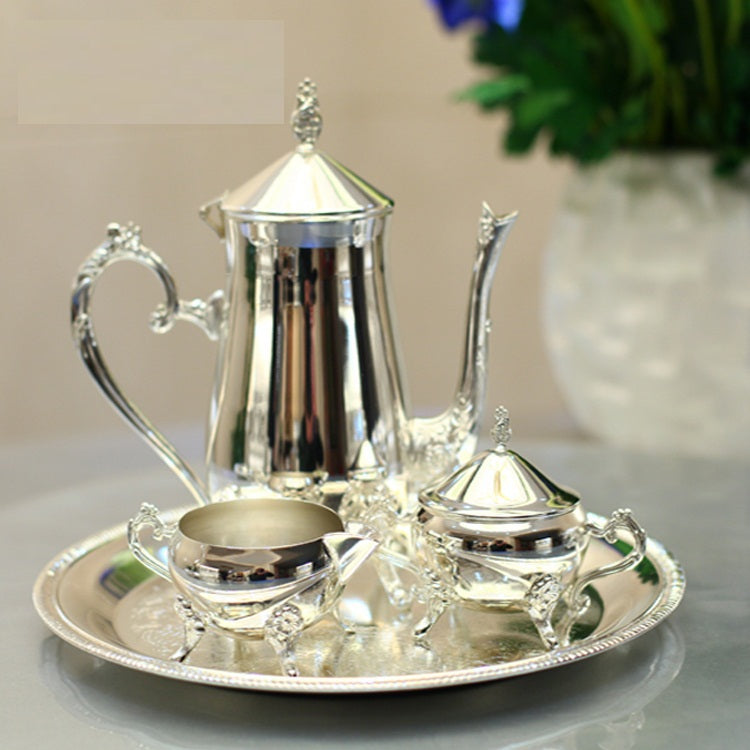 Chic Silver Tea Set - 4 pcs – Your Magic Mug