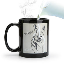 Peace & F*ck Heat Sensitive Mug | Your Magic Mug