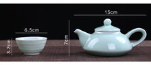 Chinese Celadon Tea Sets - 7 Pieces