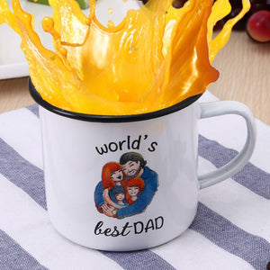 World's Best Dad Enamel Mug | Your Magic Mug