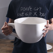 Oversize Mug with Saucer