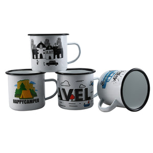 Enamel Mugs - Traveling and Camping Collection