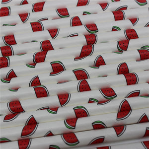 Watermelon Paper Straws 25pcs/lot