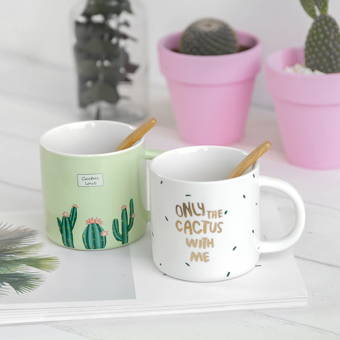 Cactus Collection Porcelain Mugs | Your Magic Mug