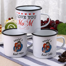 Mom - Dad Enamel Mug