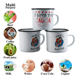 Loving Mom & Dad Enamel Mug | Your Magic Mug
