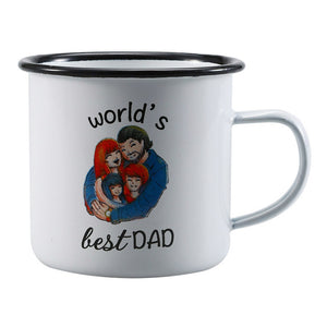 Mom - Dad Enamel Mug
