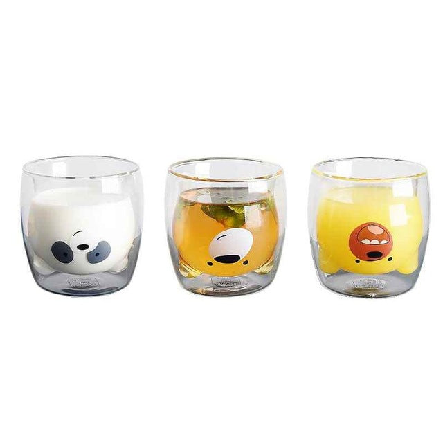 Lovely Panda Double Wall Glass | Your Magic Mug