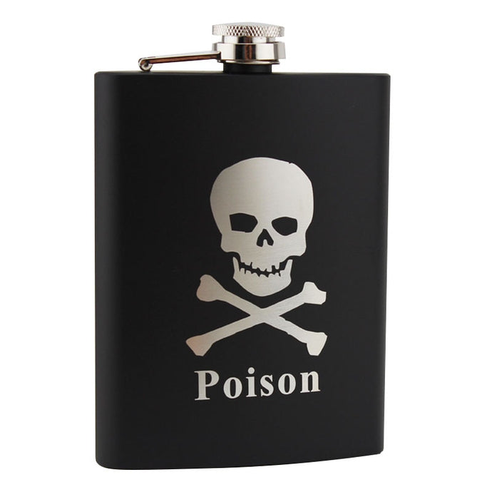 Poison Skull Stainless Steel Flask | Your Magic Mug