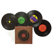 Retro Vinyl Record Coasters - 2 - 4 or 6 pcs
