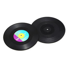 Retro Vinyl Record Coasters - 2 - 4 or 6 pcs