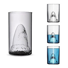 Great White Shark Crystal Glass