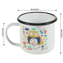 Cute Owl Enamel Mug | Your Magic Mug