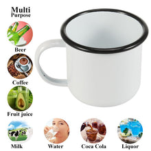 Plain White Enamel Mug | Your Magic Mug