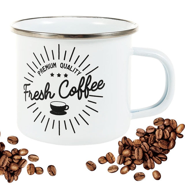 Fresh Coffee Enamel Mug | Your Magic Mug