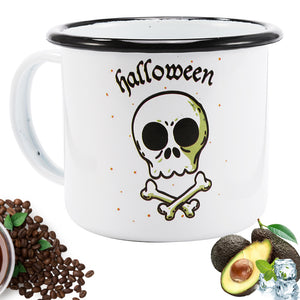 Halloween & Skull Enamel Mug | Your Magic Mug