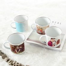 Personalized Enamel Mugs - Add Your Own Design, Logo or Picture