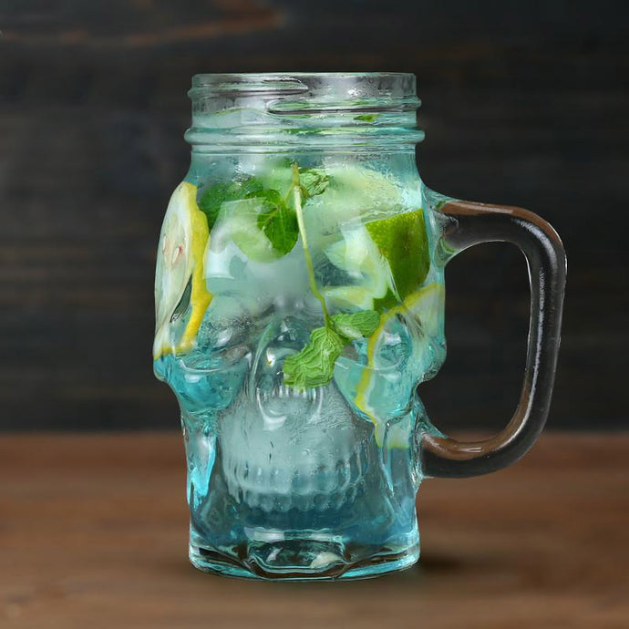 Skull Mason Jar