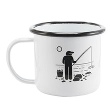 Enamel Mugs - Animals & Plants Collection Fishing | Your Magic Mug
