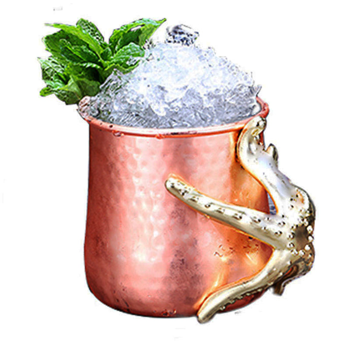 Moscow Mule Mug With Octopus Tentacles Handle